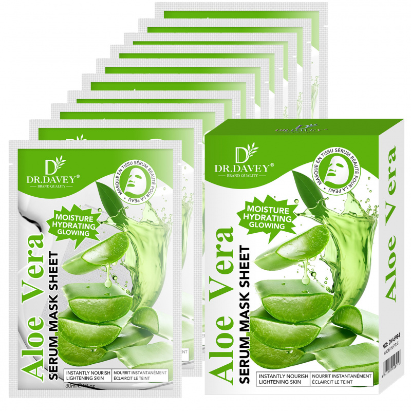Aloe Vera Pot - Aloe Vera Serum Facial Mask Sheet