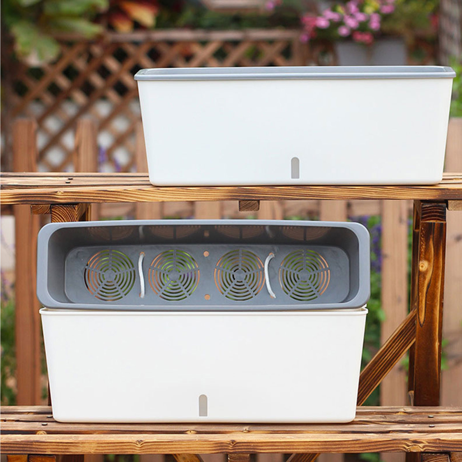 Aloe Vera Pot - Self-Watering Planter Pots with Handy Water