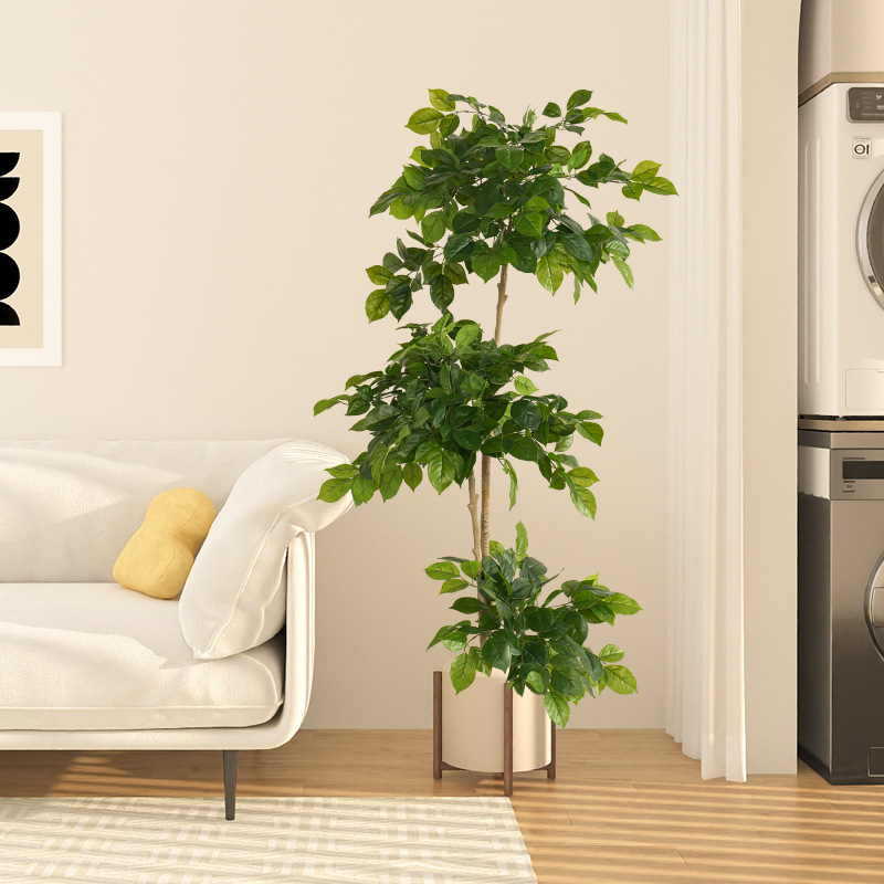 2-78in Large Fake Plants Artif - огляд і ціна Ficus Lyrata Tree