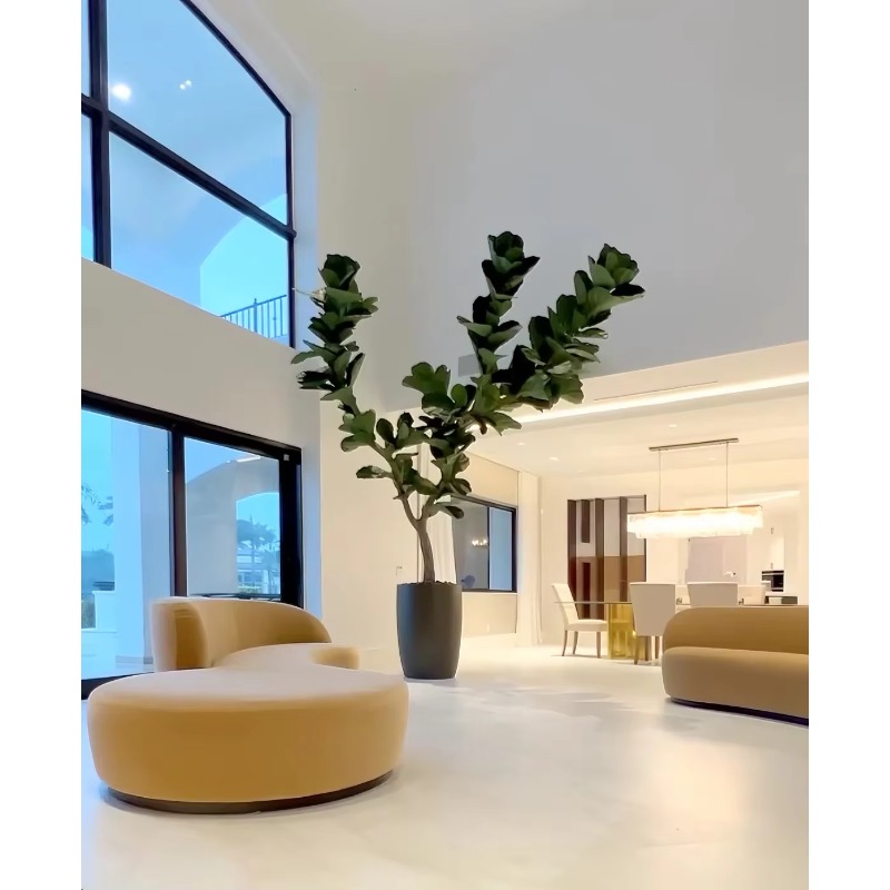 Artificial Plants Indoor Potte - огляд і ціна Ficus Lyrata Tree