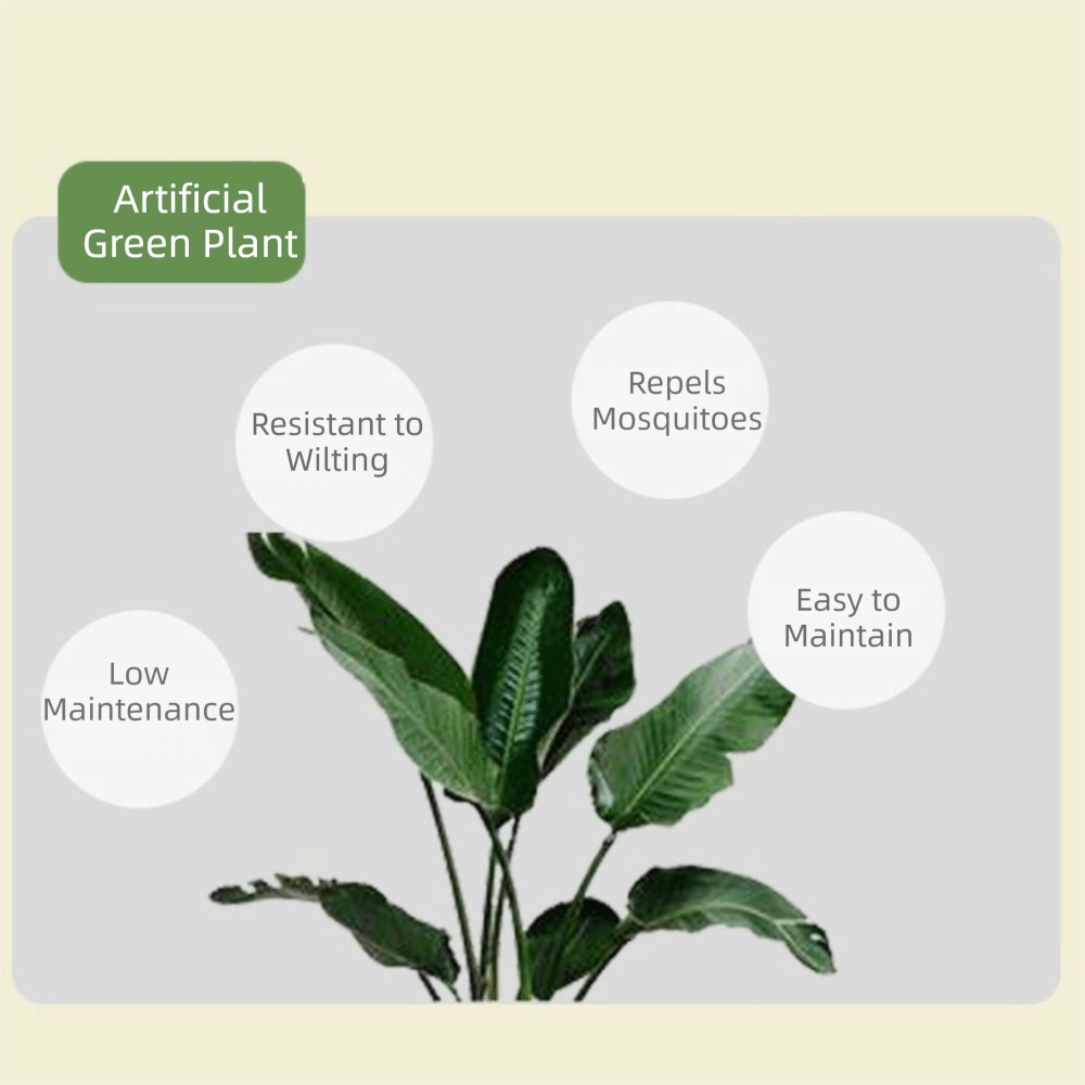 Green Plastic Artificial Ficus - огляд і ціна Ficus Lyrata Tree