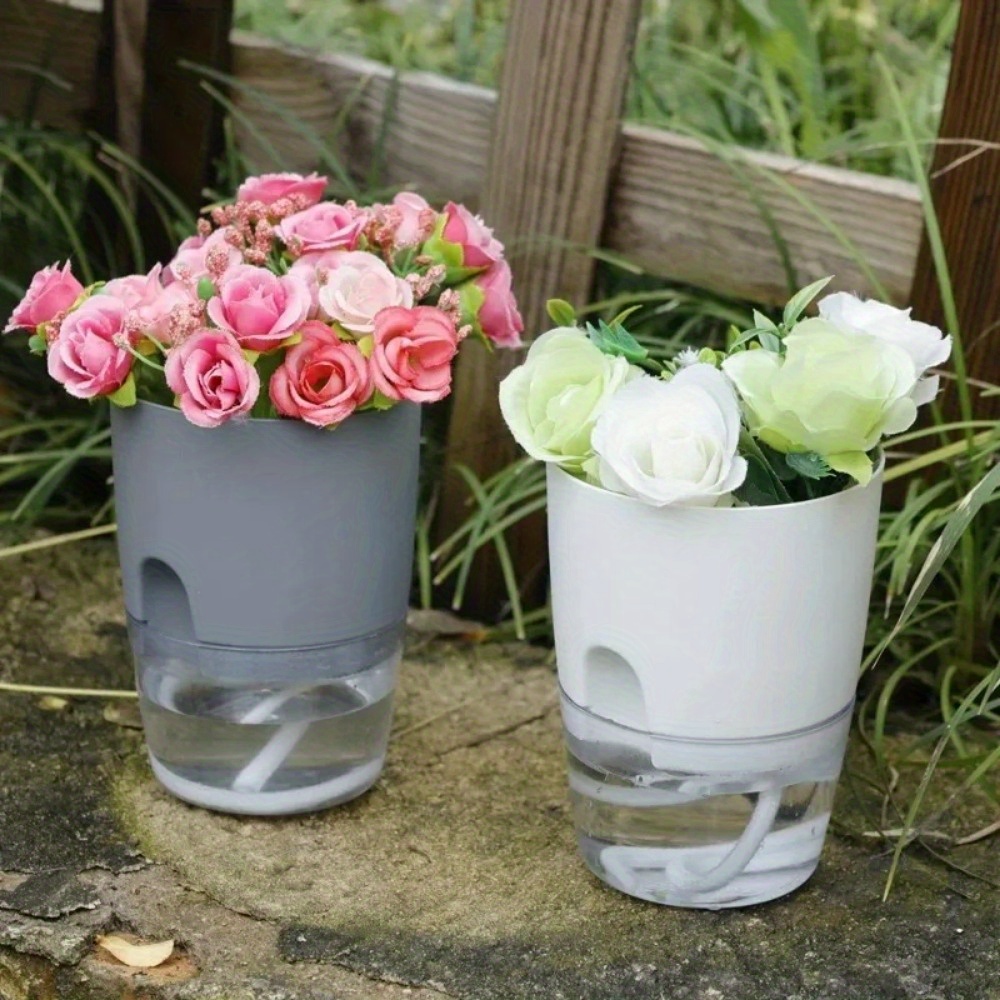 10/5Pcs Self Watering Plastic  - огляд і ціна Aloe Vera Pot