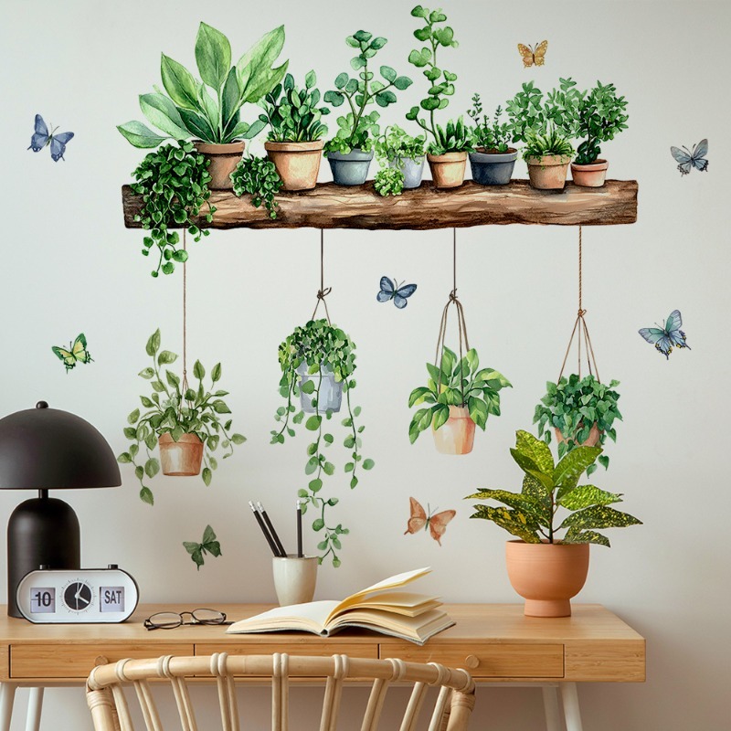 3D Potted Green Plant Shelf Wa - огляд і ціна Echeveria Succulent
