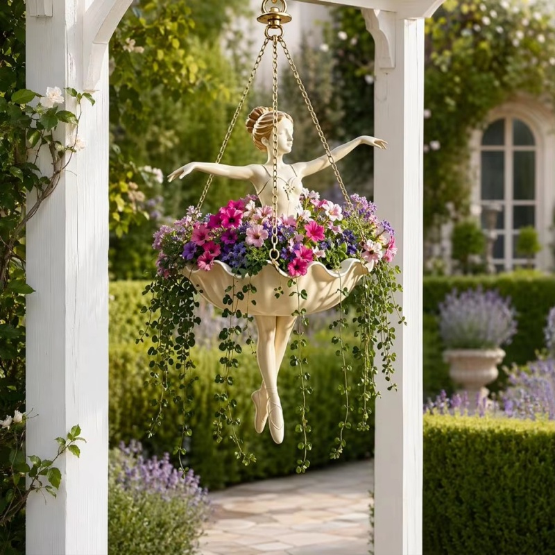 Resin Ballet Dancer Hanging Pl - огляд і ціна Spider Plant Hanging