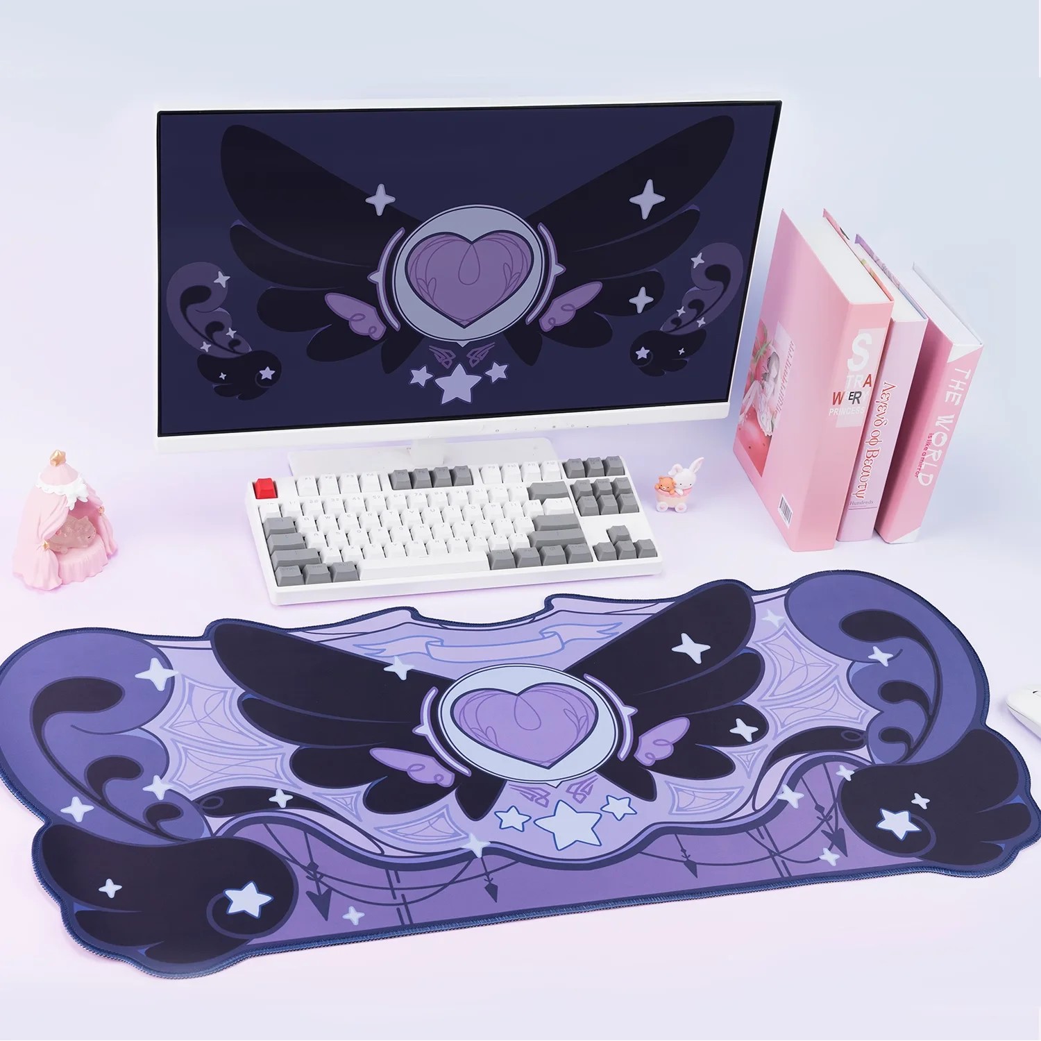 VIKAMA Mouse Pad Desk Mat Irre - огляд і ціна Tradescantia Purple