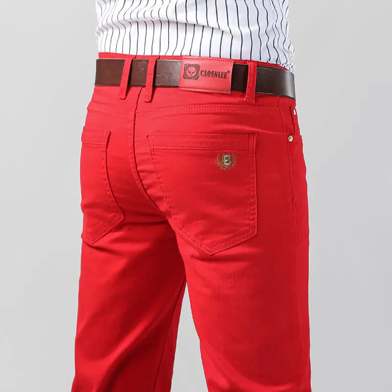 5 Colors Men's Colorful Denim  - огляд і ціна Aglaonema Red